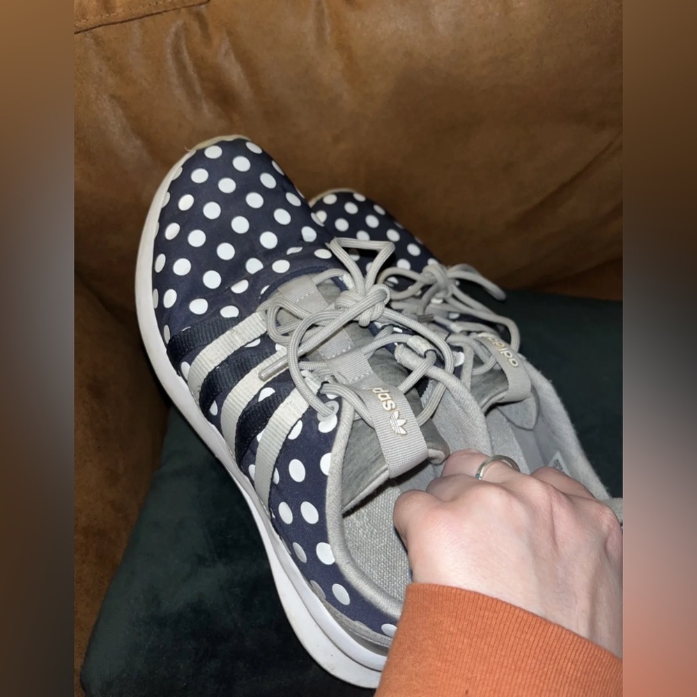 ADIDAS Polka Dot Tennis Shoes